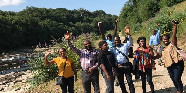 RECIRCULATE residents visiting Halton Mill