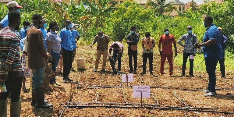 Group discussion on the various irrigation scheduling technologies