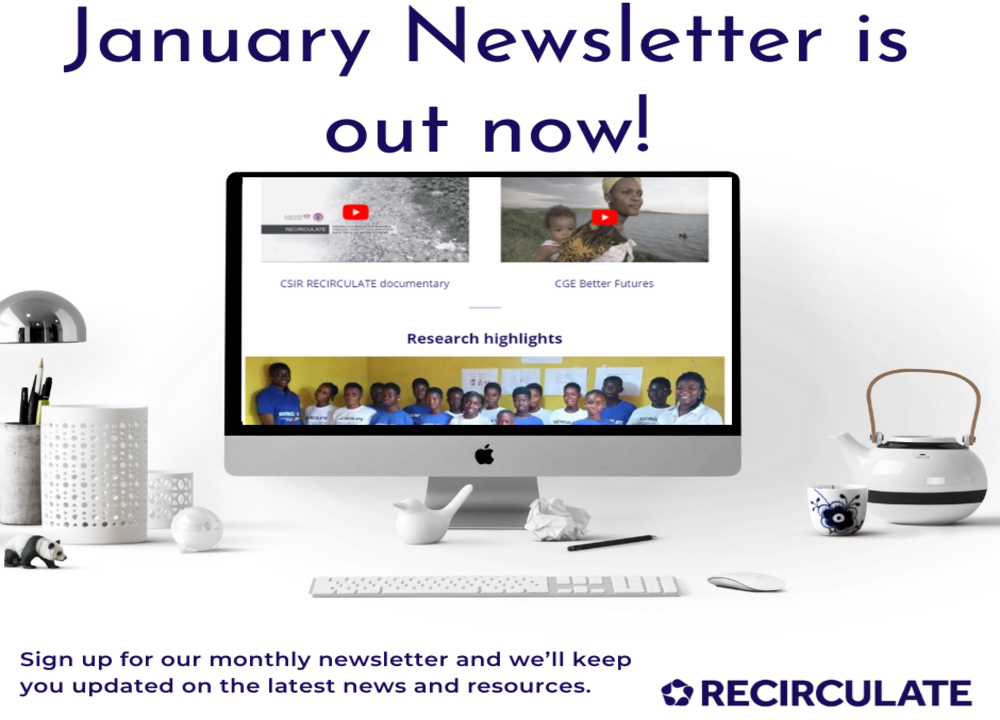 RECIRCULATE newsletter launched