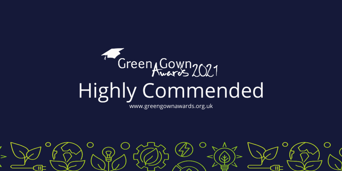 Centre for Global Eco-innovation “Highly Commended” in Green Gown Awards 2021